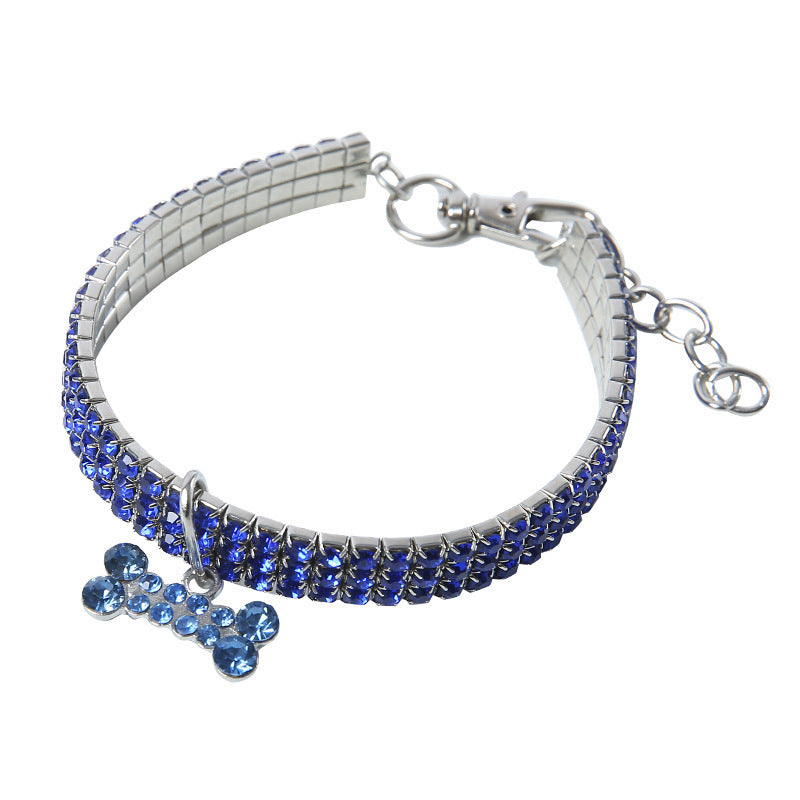 Rhinestone dog collar
