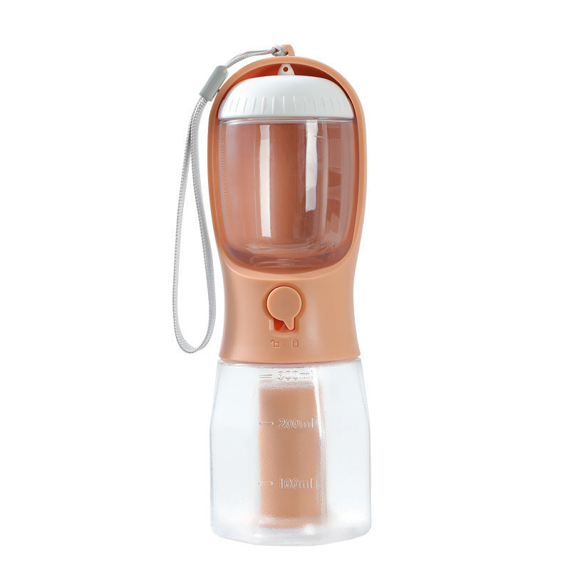 Dog Water Cup Drinking –Food Garbage – waste Bag Three-in-one Portable