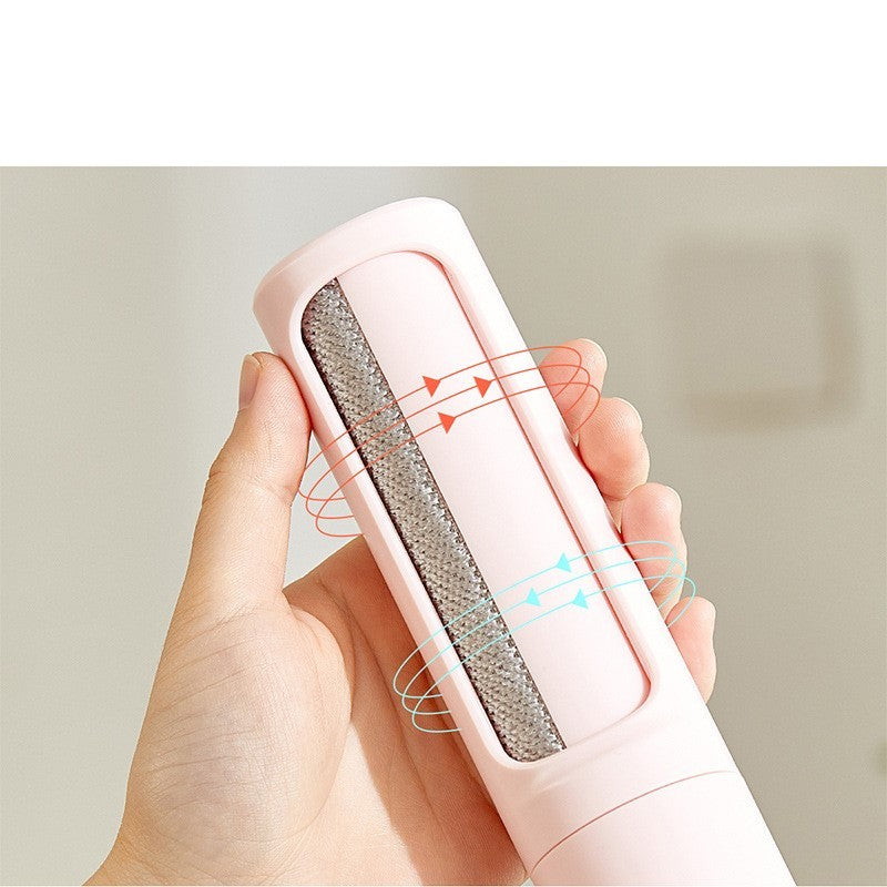 2-1 Reusable Pet Hair Remover Brush Lint Roller Self Cleaning