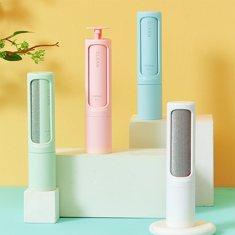 2-1 Reusable Pet Hair Remover Brush Lint Roller Self Cleaning