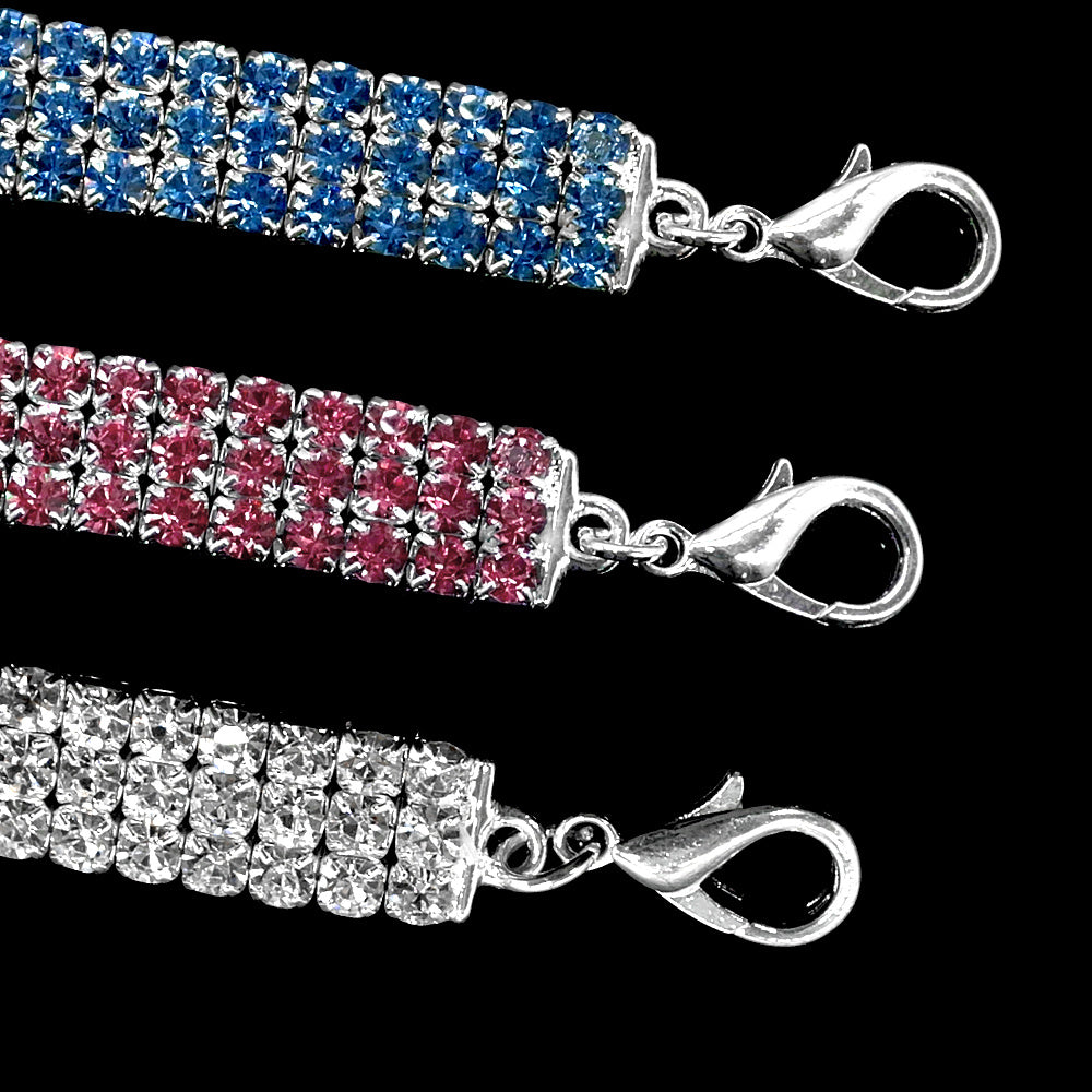 Rhinestone dog collar 