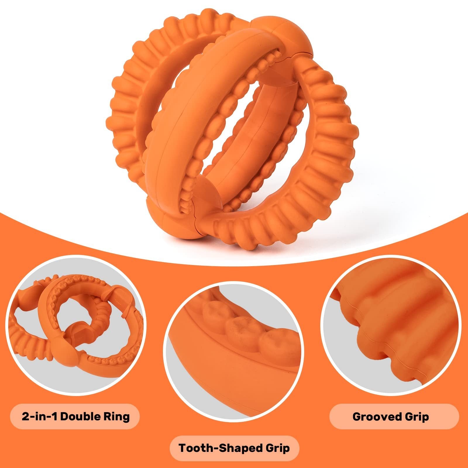 Rubber – Dog Toy – Tough Tug & Chew Toy