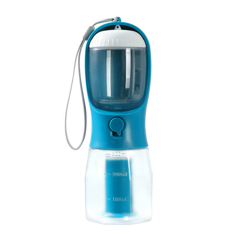 Dog Water Cup Drinking –Food Garbage – waste Bag Three-in-one Portable