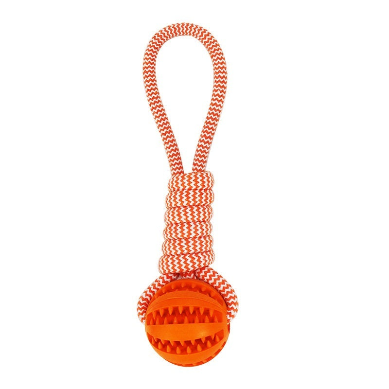 Dog Toys Treat Balls Rubber Balls Interactive Hemp