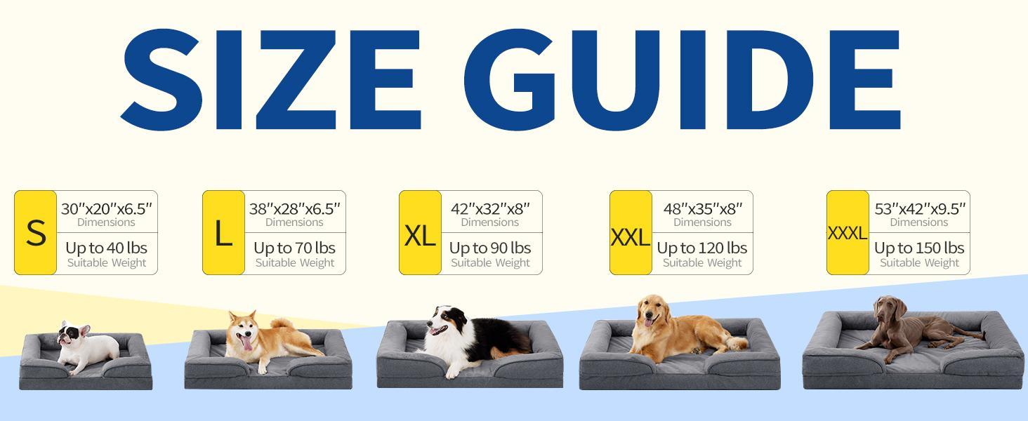 🇺🇸 Orthopedic Dog Sofa Bed