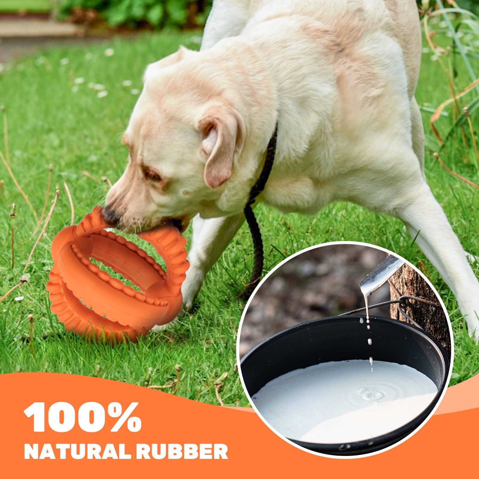 Rubber – Dog Toy – Tough Tug & Chew Toy