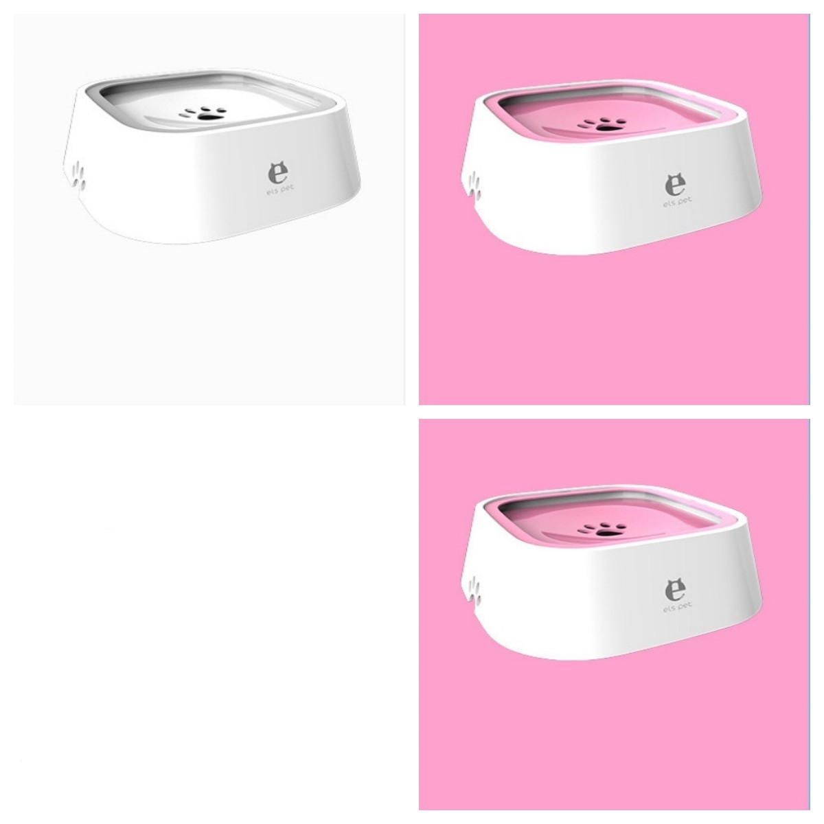 Pet Water Bowl - Slow Water Feeder Dispenser