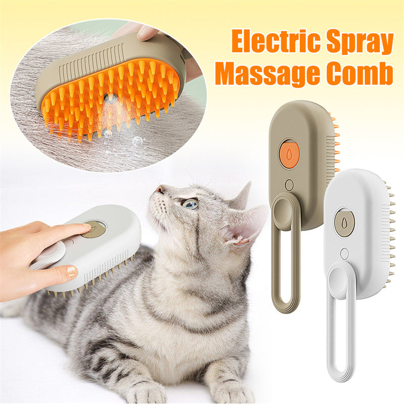 Cat &Dog Steam Brush Steamy 3 In 1 Electric Spray