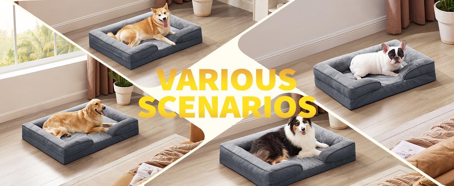🇺🇸 Orthopedic Dog Sofa Bed