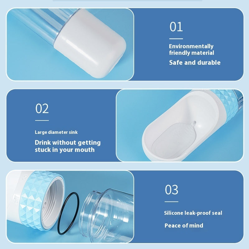Dog & Cat Travel Water Dispenser Bottle & Feeder