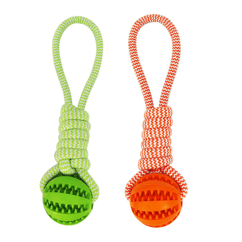 Dog Toys Treat Balls Rubber Balls Interactive Hemp