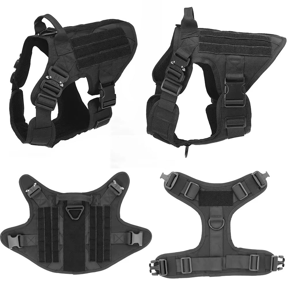 Tactical Dog Harness &amp; Leash Set