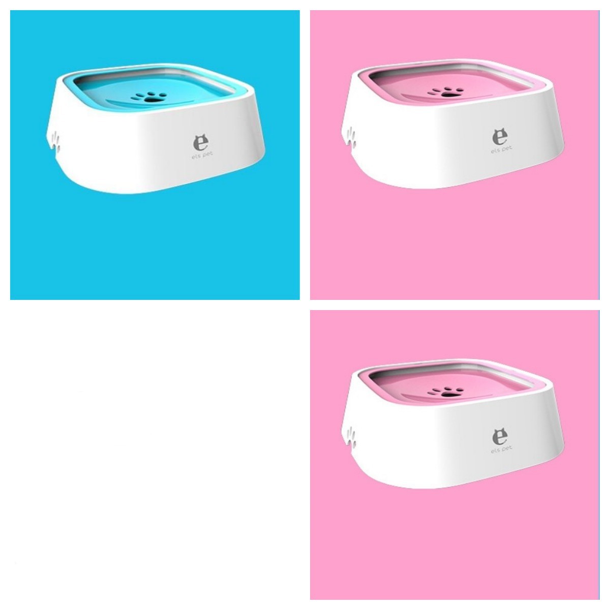Pet Water Bowl - Slow Water Feeder Dispenser