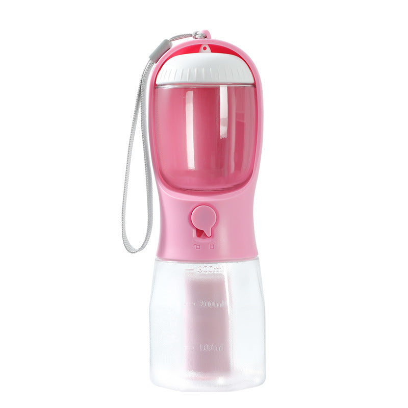 Dog Water Cup Drinking –Food Garbage – waste Bag Three-in-one Portable