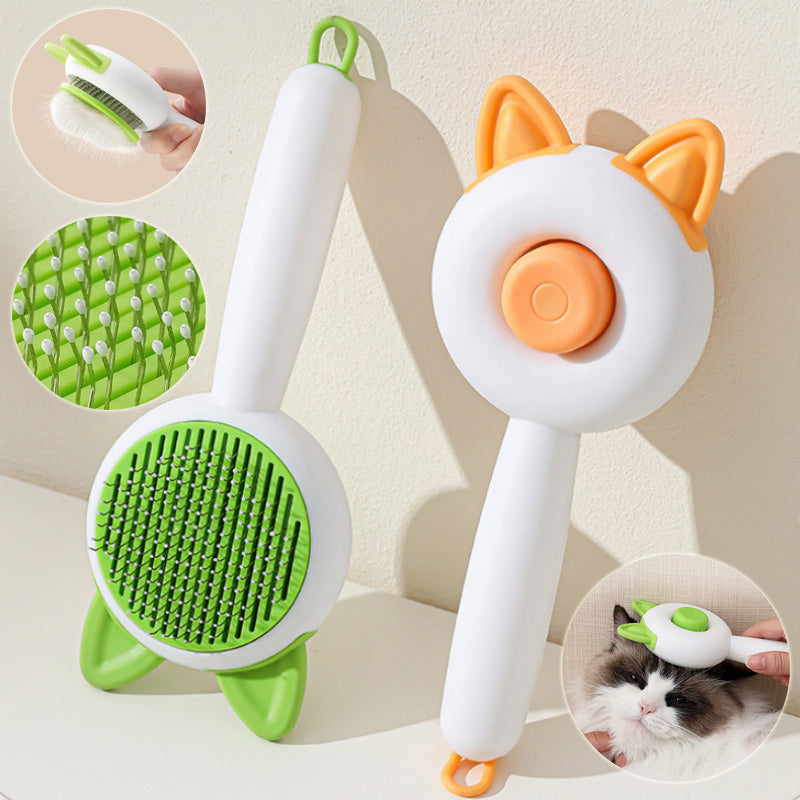 Cat & Dog Brush – Comb Self Cleaning Pet Hair Remover Brush