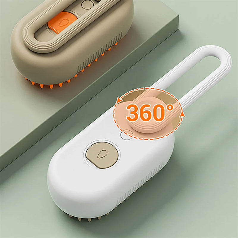 Cat &Dog Steam Brush Steamy 3 In 1 Electric Spray