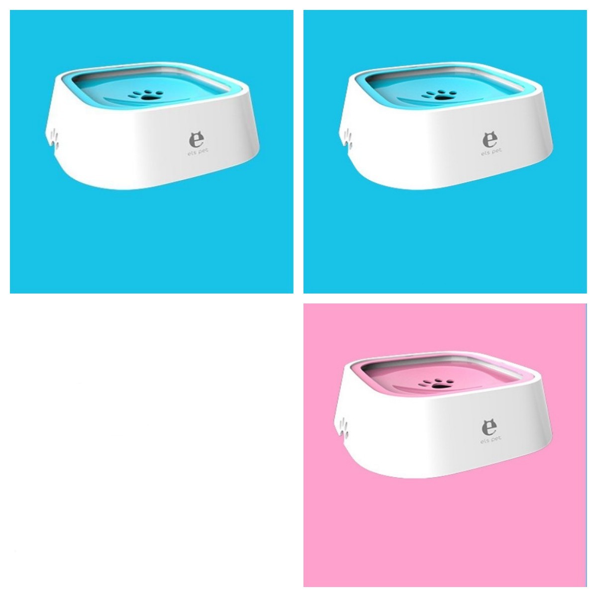 Pet Water Bowl - Slow Water Feeder Dispenser